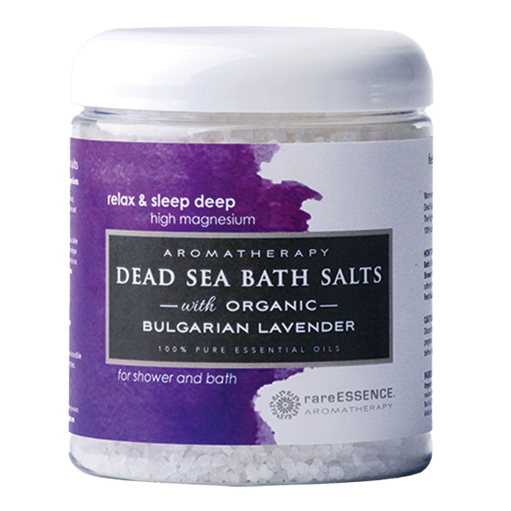 Rare Essence Dead Sea Bath Salts With Organic Bulgarian Lavender 624 g