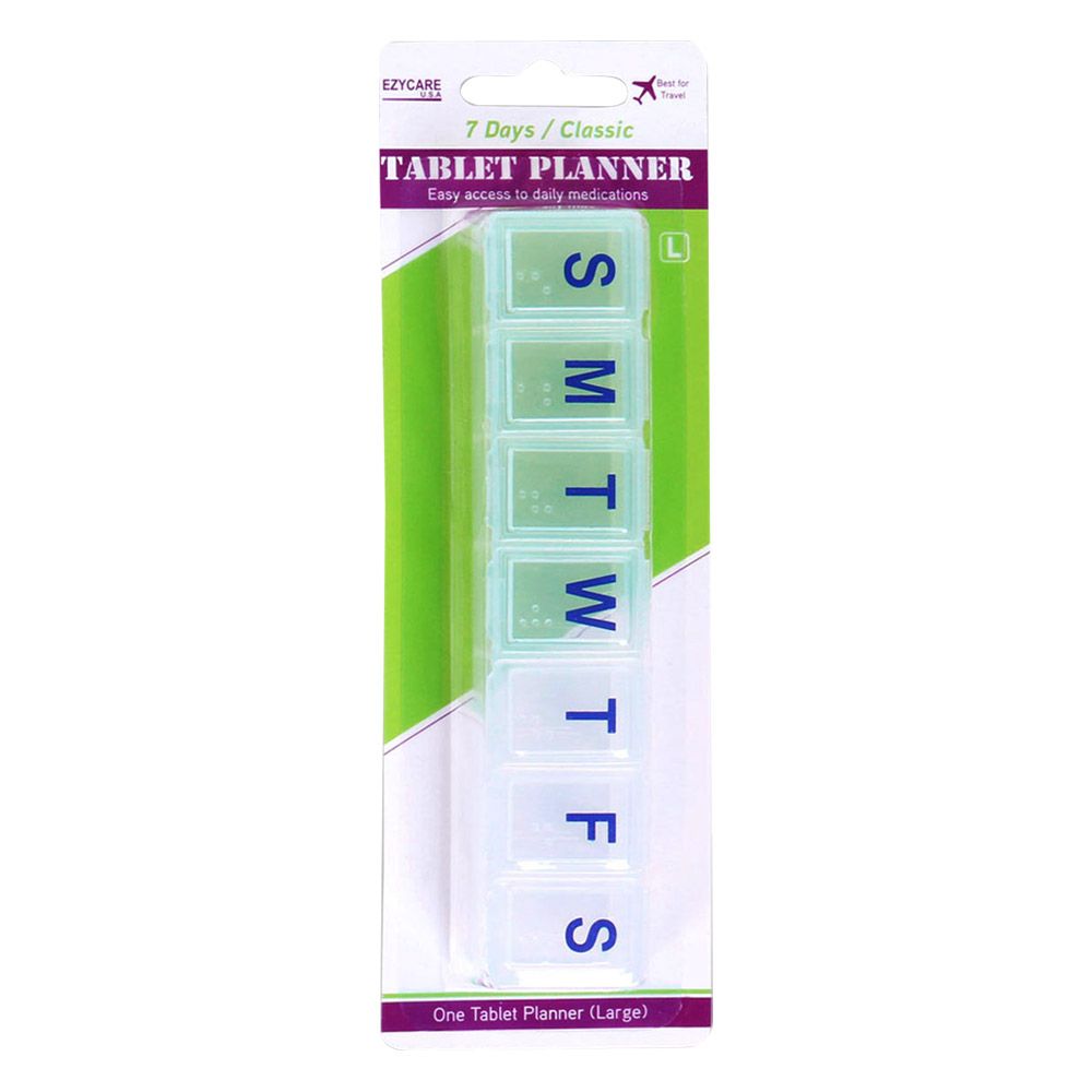 Ezycare 7 Days Classic Tablet Planner Large 17006