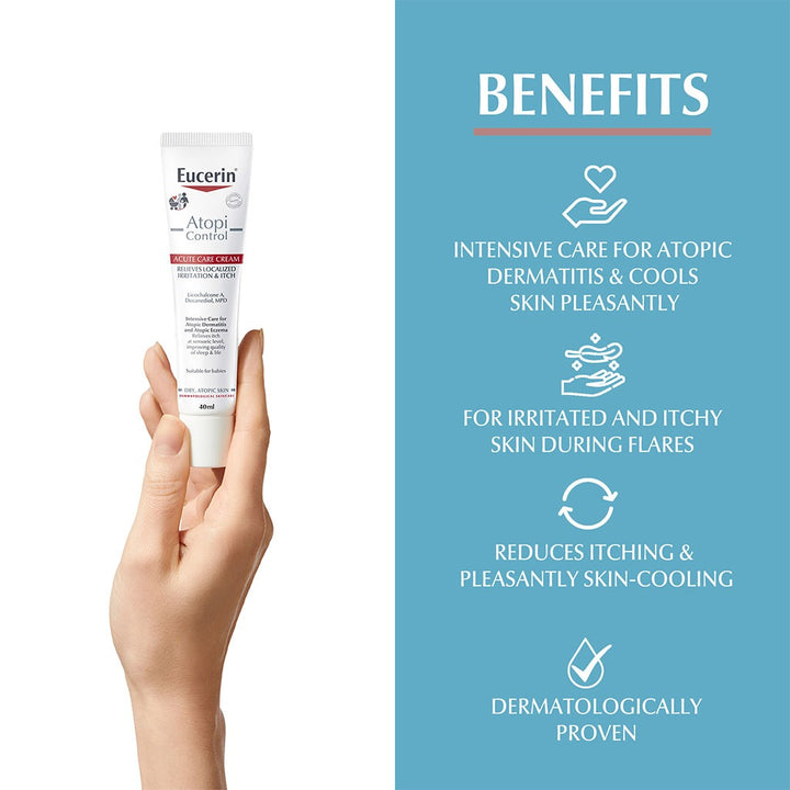 Eucerin Atopicontrol Acute Care Cream For Atopic Dermatitis 40ml