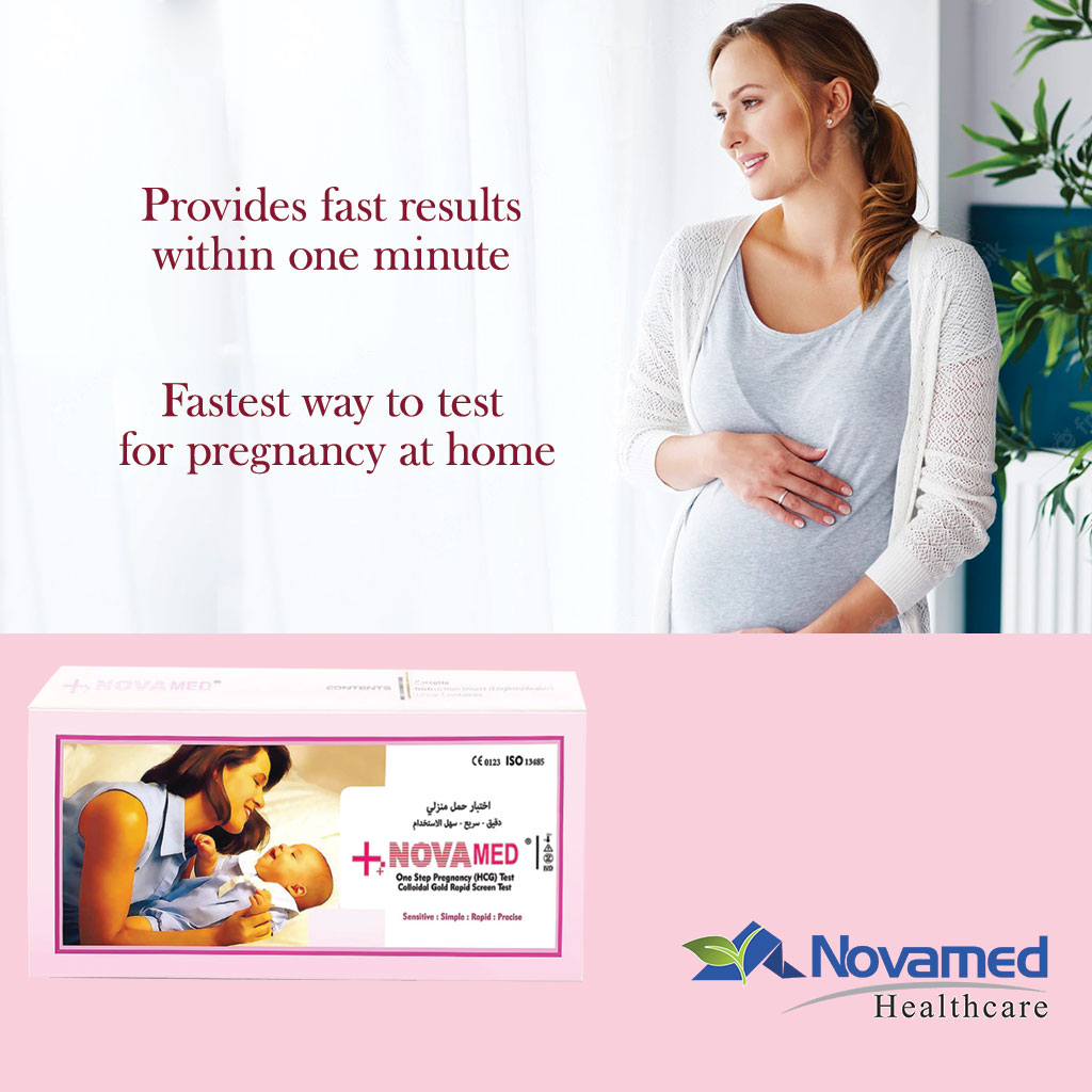 Novamed One Step Pregnancy HCG Test Kit, 1's