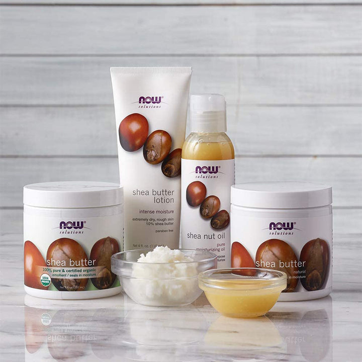 Now Solutions Shea Butter Moisturizing Natural Emollient For Dry Skin 207ml