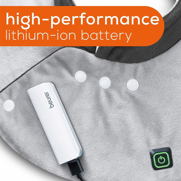 Beurer HK57 Wireless Shoulder Heating Pad with Power Bank