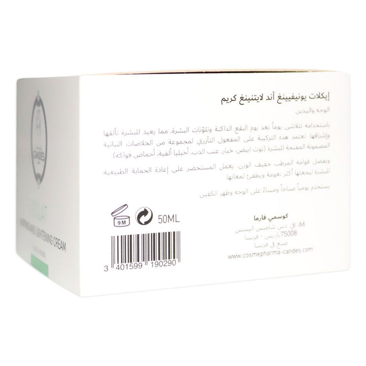 Candes Eclat Unifying & Lightening Face & Hand Cream 50 mL