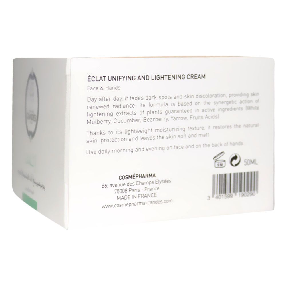 Candes Eclat Unifying & Lightening Face & Hand Cream 50 mL