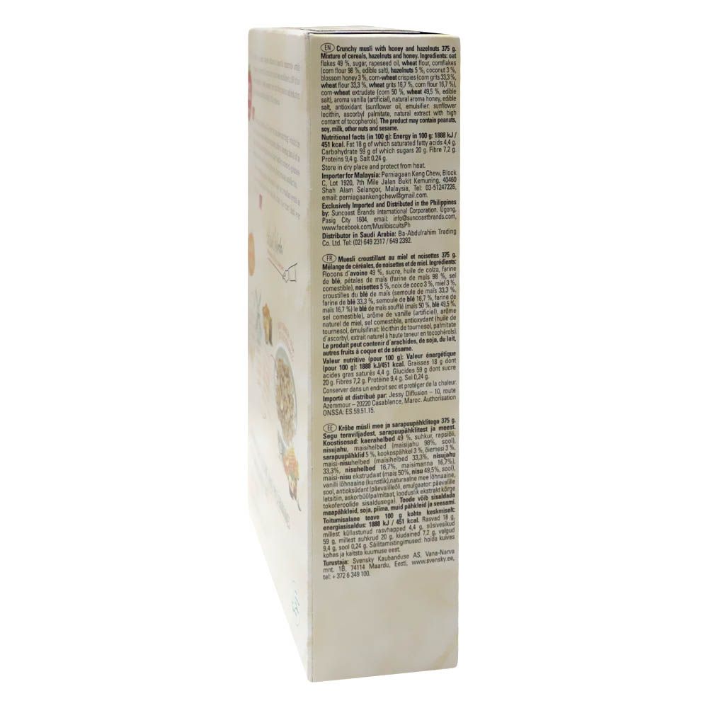 Emco Crunchy Musli With Honey and Nuts 375 g Promo