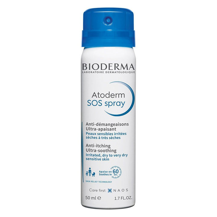 Bioderma Atoderm SOS Anti Itch Spray For Irritated And Dry Sensitive Skin 50ml