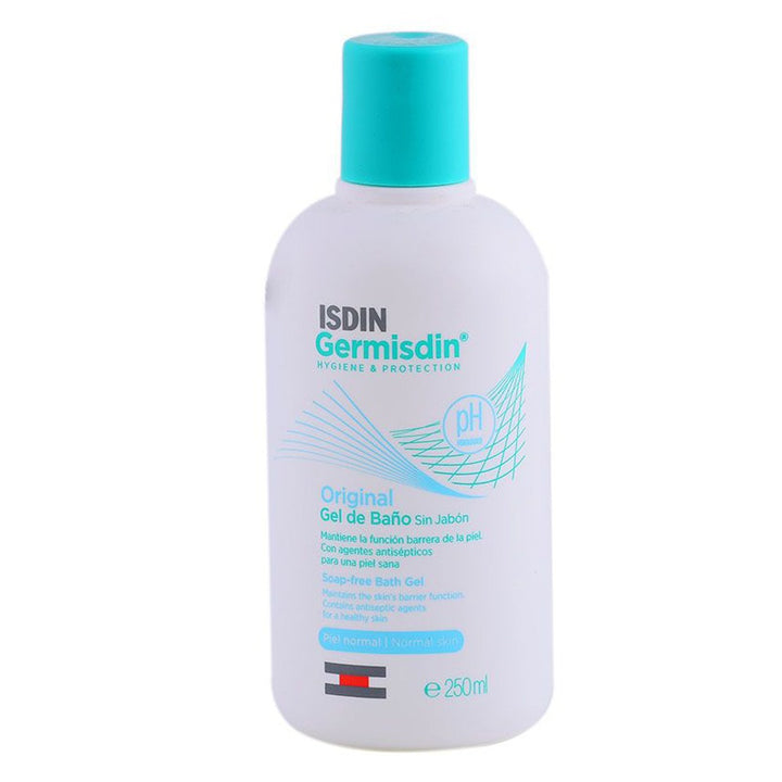Isdin Germisdin Aloe Vera Soap-Free Bath Gel For Dry Skin 250ml + Original Soap-Free Bath Gel For Normal Skin 250ml PROMO PACK