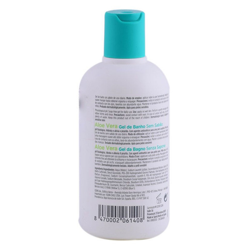 Isdin Germisdin Aloe Vera Soap-Free Bath Gel For Dry Skin 250ml + Original Soap-Free Bath Gel For Normal Skin 250ml PROMO PACK