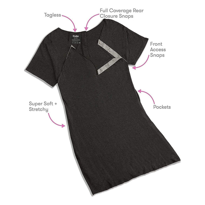 FridaMom Delivery And Nursing Gown