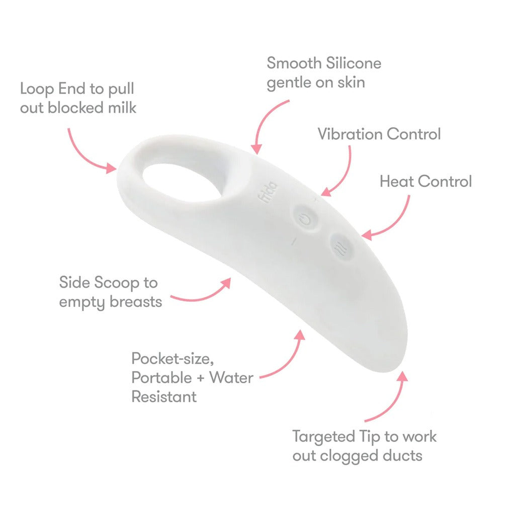 FridaMom Breast Care 2-In-1 Lactation Massager