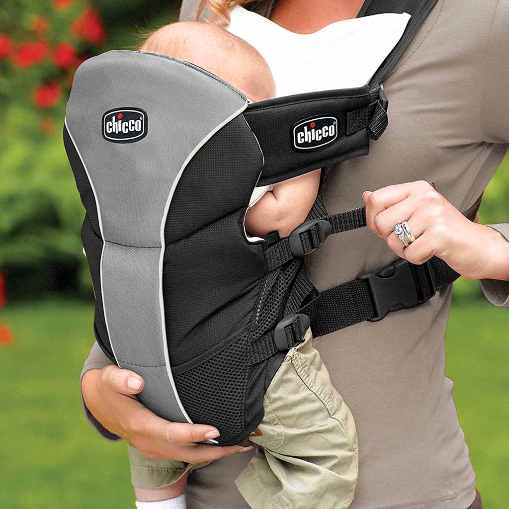 Chicco Ultra Soft Baby Carrier For 0-12 Moths Baby - Black