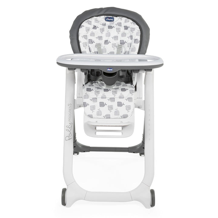Chicco Polly Progress 5-In-1 Grey High Chair For 0 - 36 months Baby