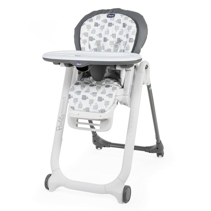 Chicco Polly Progress 5-In-1 Grey High Chair For 0 - 36 months Baby