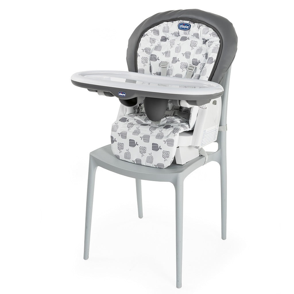 Chicco Polly Progress 5-In-1 Grey High Chair For 0 - 36 months Baby