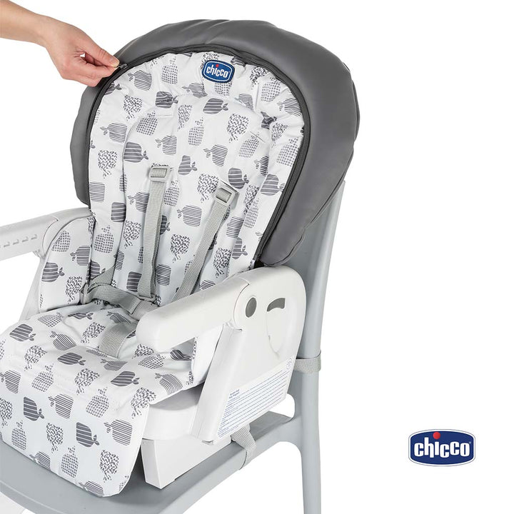 Chicco Polly Progress 5-In-1 Grey High Chair For 0 - 36 months Baby