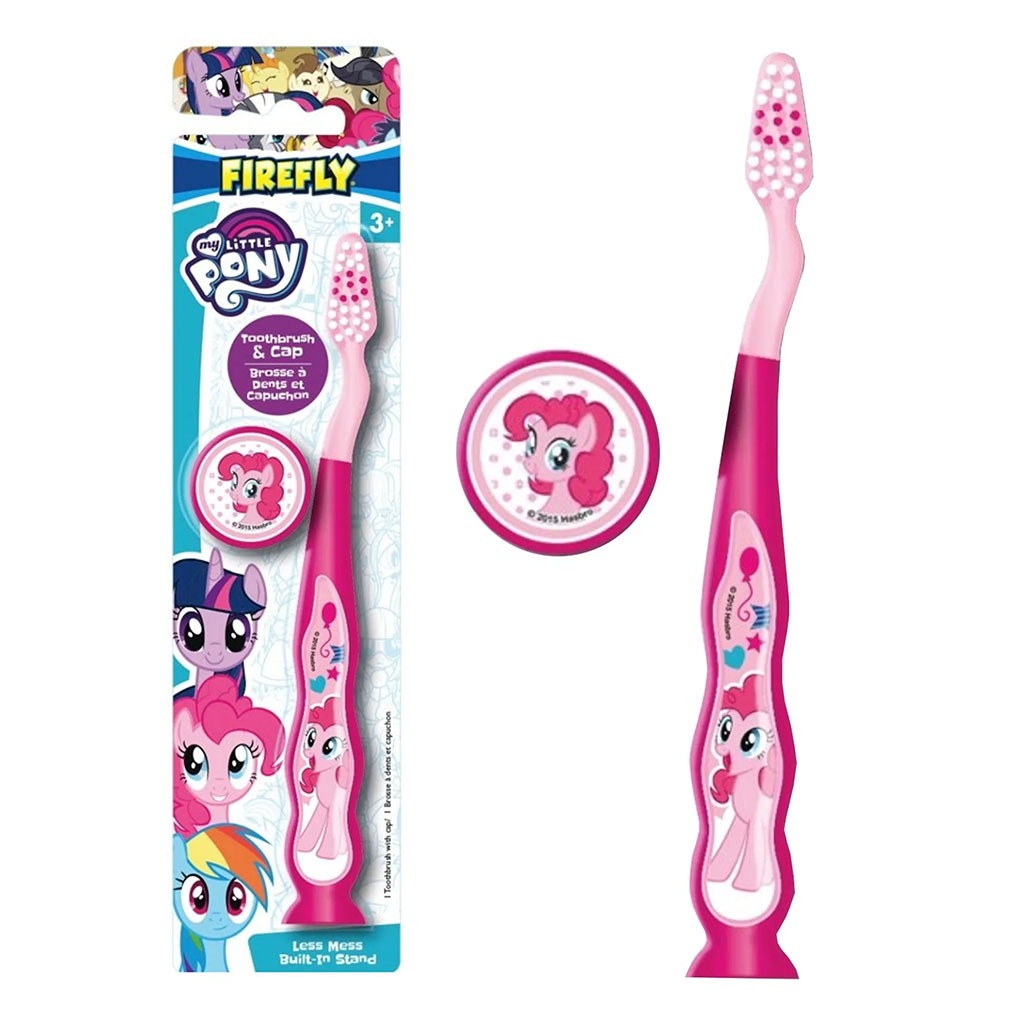 Firefly My Little Pony Oral Care Travel Kit Toothbrush With Cap For 3+ Year Kids, Pack of 1's