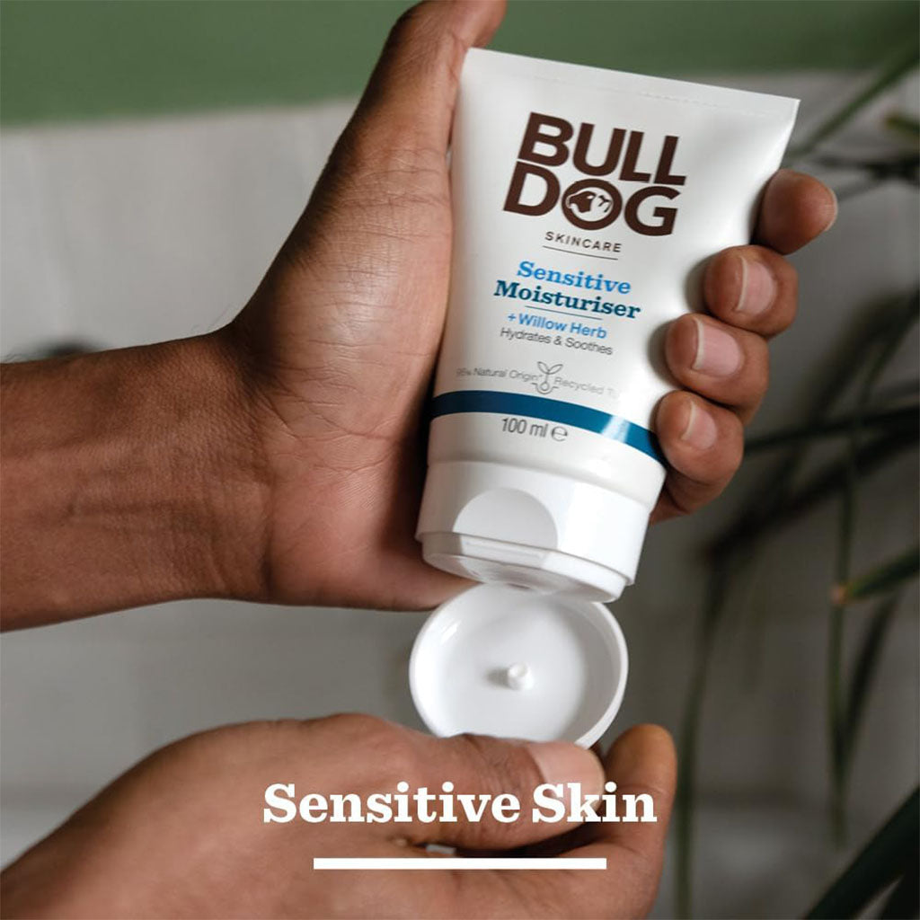 Bulldog Skincare Sensitive Moisturizer For Men With Willow Herb 100ml