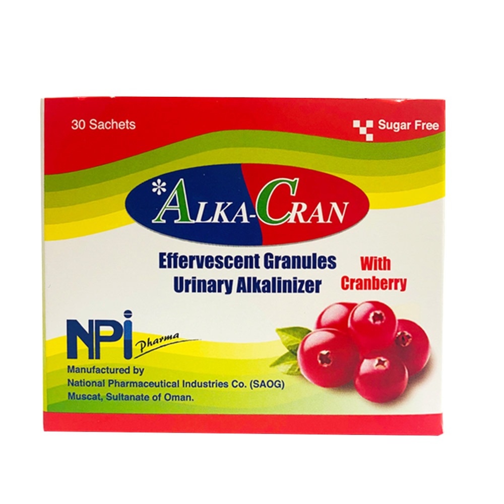 Alka-Cran Effervescent Granules Sachet 4.25 g 30's