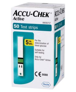 Accu-Chek Active Test Strips For Diabetic Blood Glucose Testing, Pack of 50's