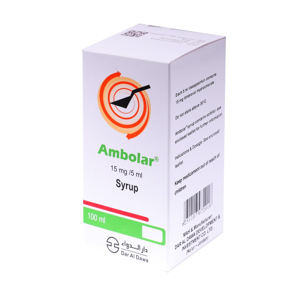 Ambolar 15mg/5mL Syrup 100 mL