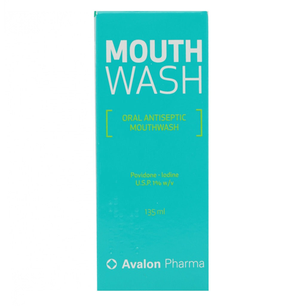Avalon Povidone Iodine 1% Oral Antiseptic Mouth Wash 135ml