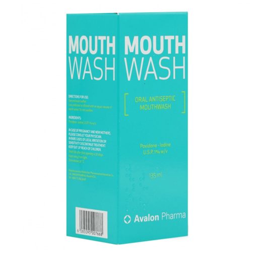 Avalon Povidone Iodine 1% Oral Antiseptic Mouth Wash 135ml