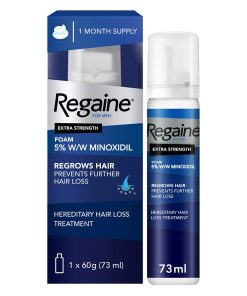 Regaine For Men 5% Extra Strength Topical Hair Regrowth Foam 73ml