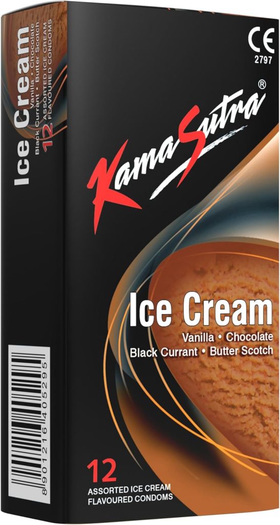Kamasutra Ice cream flavoured condoms 12's